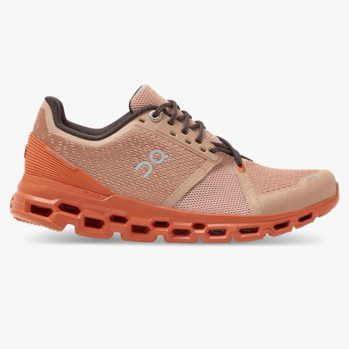 Scarpe Running ON Cloudstratus Donna Marroni Chiaro IT 40509